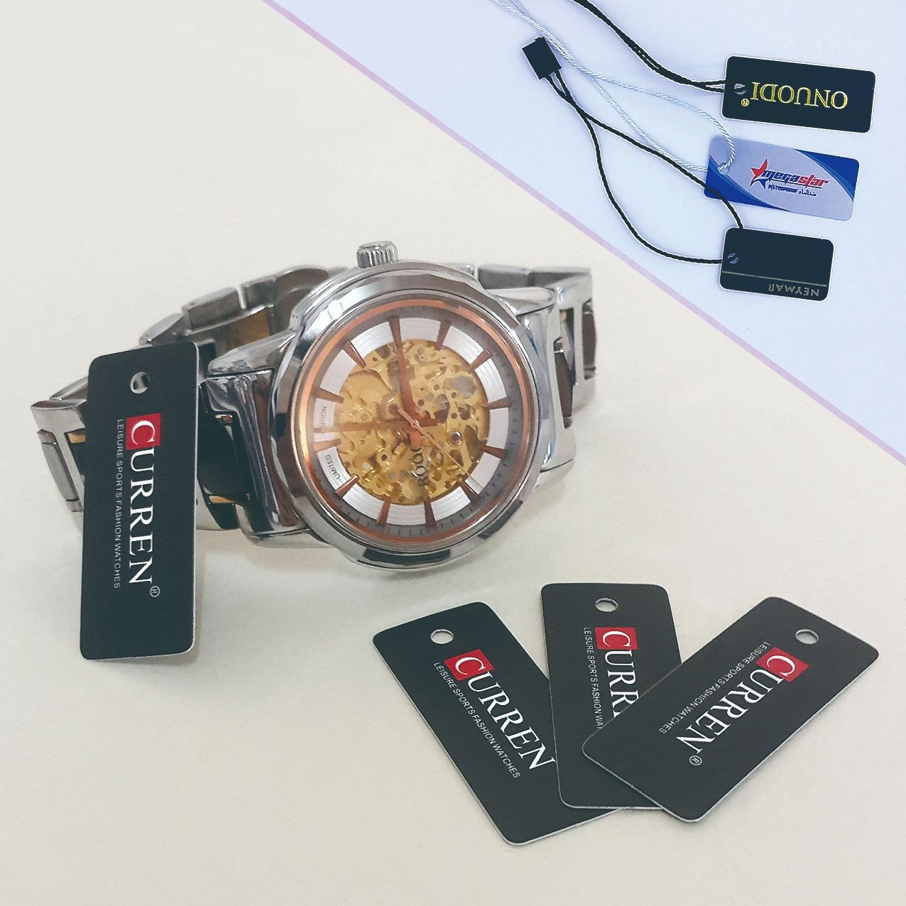 PVC塑料手表吊牌订 做通用饰品小吊牌价格标签挂牌定 制手表吊牌