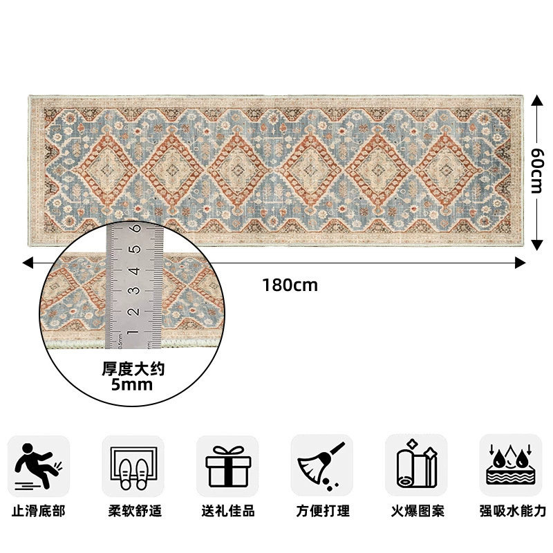 Carpet for home use, foldable non-slip doormat, duvet, increased thickness