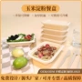 加热一次性可降解带盖便当盒