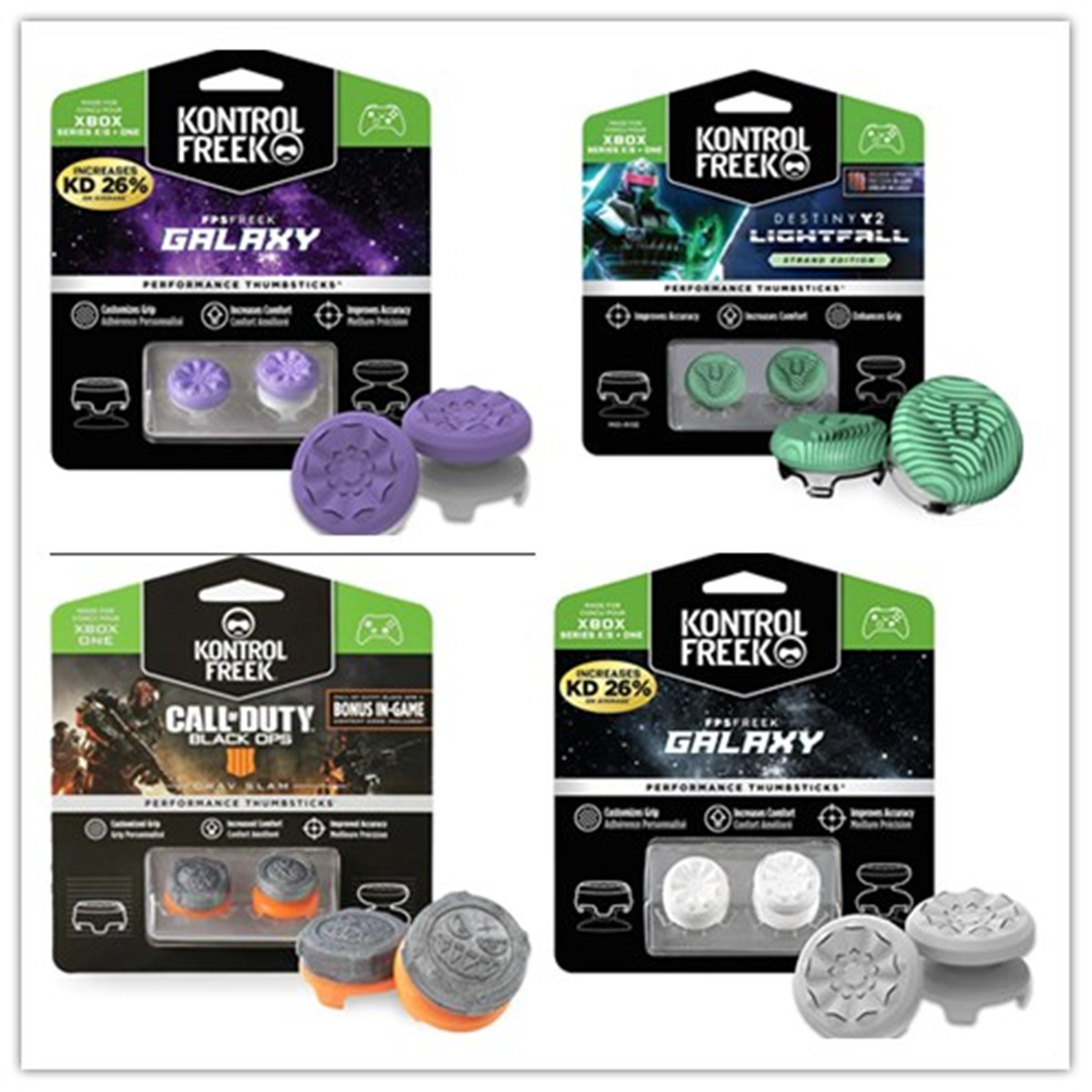 Suitable for Xbox Controller Joystick Caps Kontrolfreek Fps Competitive Height-Increasing Protective Caps Xbox One
