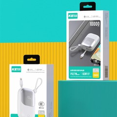 コパチ3C認証1万ミリアンペア充電宝はType-c急速充電線を持ってアップル15携帯電話を適用している