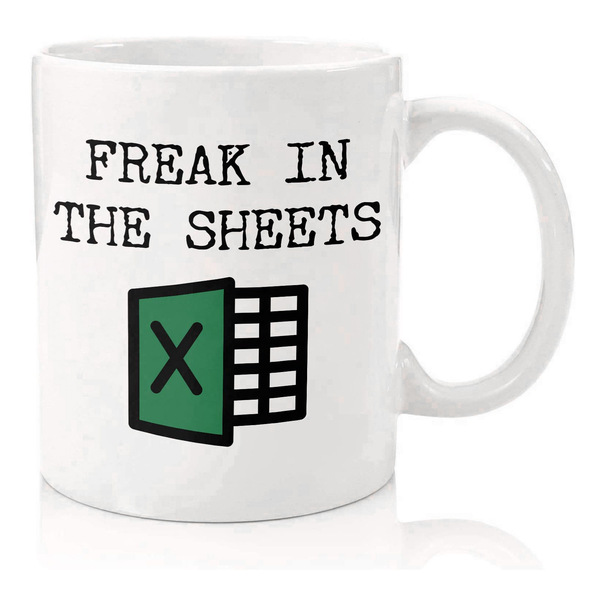 FREAK in The Sheets Spreadsheet Electronic Watch Ceramic Coffee Mark…
