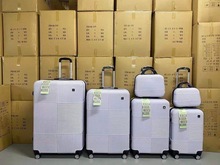 半成品旅行箱万向轮ABS12件套拉杆箱外贸礼品套箱批发行李箱28寸