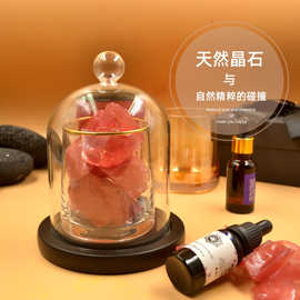 无火香薰扩香石摆件水晶石家用室内香薰精油摆件香氛礼盒