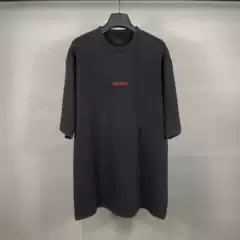 Premium Paris 2025 Early Autumn New Arrival B Brand Classic Logo Embroidered Washed Distressed Relaxed Fit Short Sleeve T-Shirt