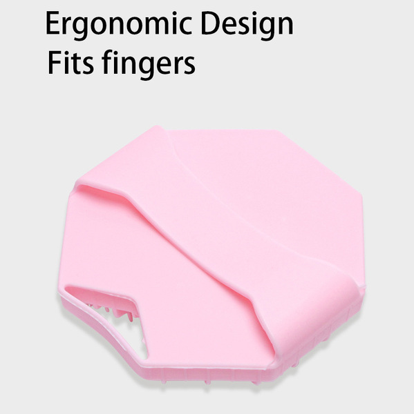 Silicone handheld ecological massager