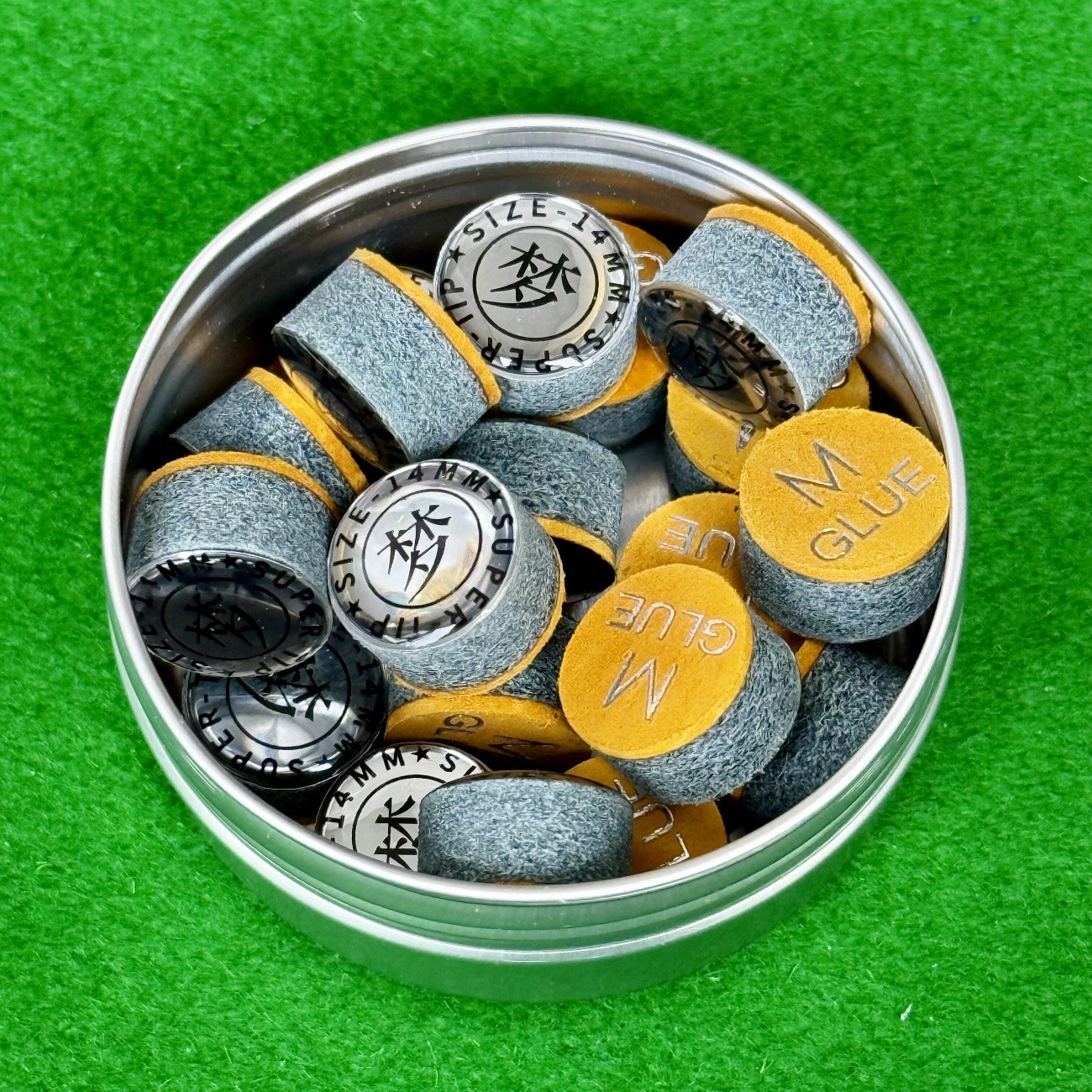 Super dream leather head 14mm unisex M, 20 pcs in a box