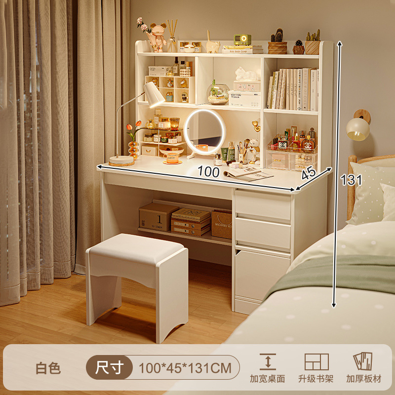 Escritorio de computadora, mirror en un dormitorio, simple y moderno, 2025 nuevo armario de maquillaje de niñas de lujo