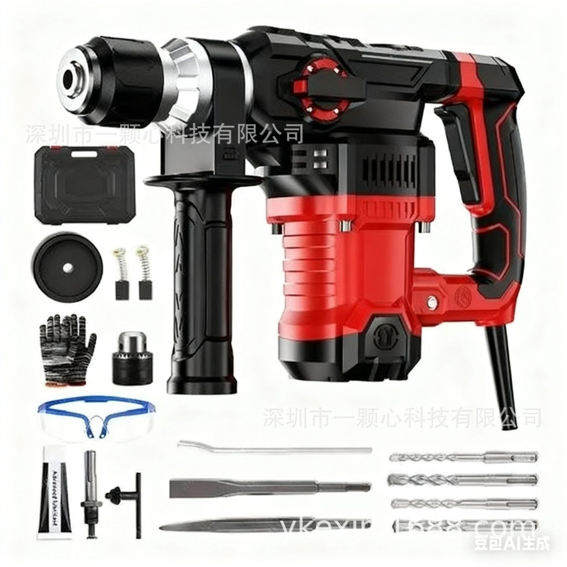 外贸无刷电锤电镐三用工业级重型混凝土多功能大功率 冲击钻
