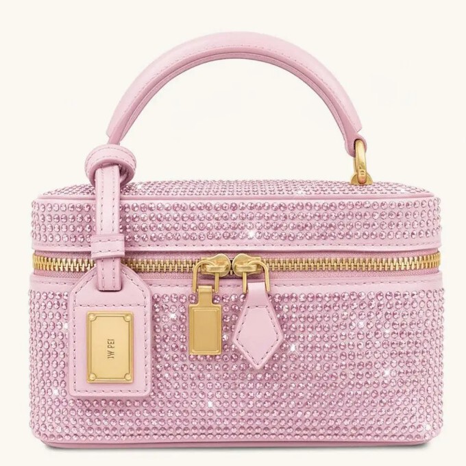 Jw Pei Niche Designer Brand Bag Full of Diamonds Handbag Women's Fashion 2026 Early Spring Fashion Lunch Box Bag