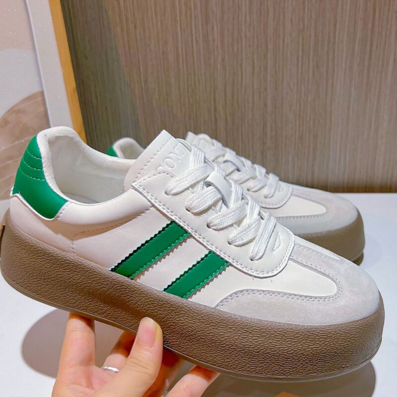 Genuine Leather Training Shoes 2026 Spring New Style Sneakers Thick-Soled Casual Shoes Sports White Shoes Women's Retro Shoes Casual Women's Shoes Genuine Leather Training Shoes 2026 Spring New Style Sneakers Thick-Soled Casual Shoes Sports White Shoes Women's Retro Shoes Casual Women's Shoes