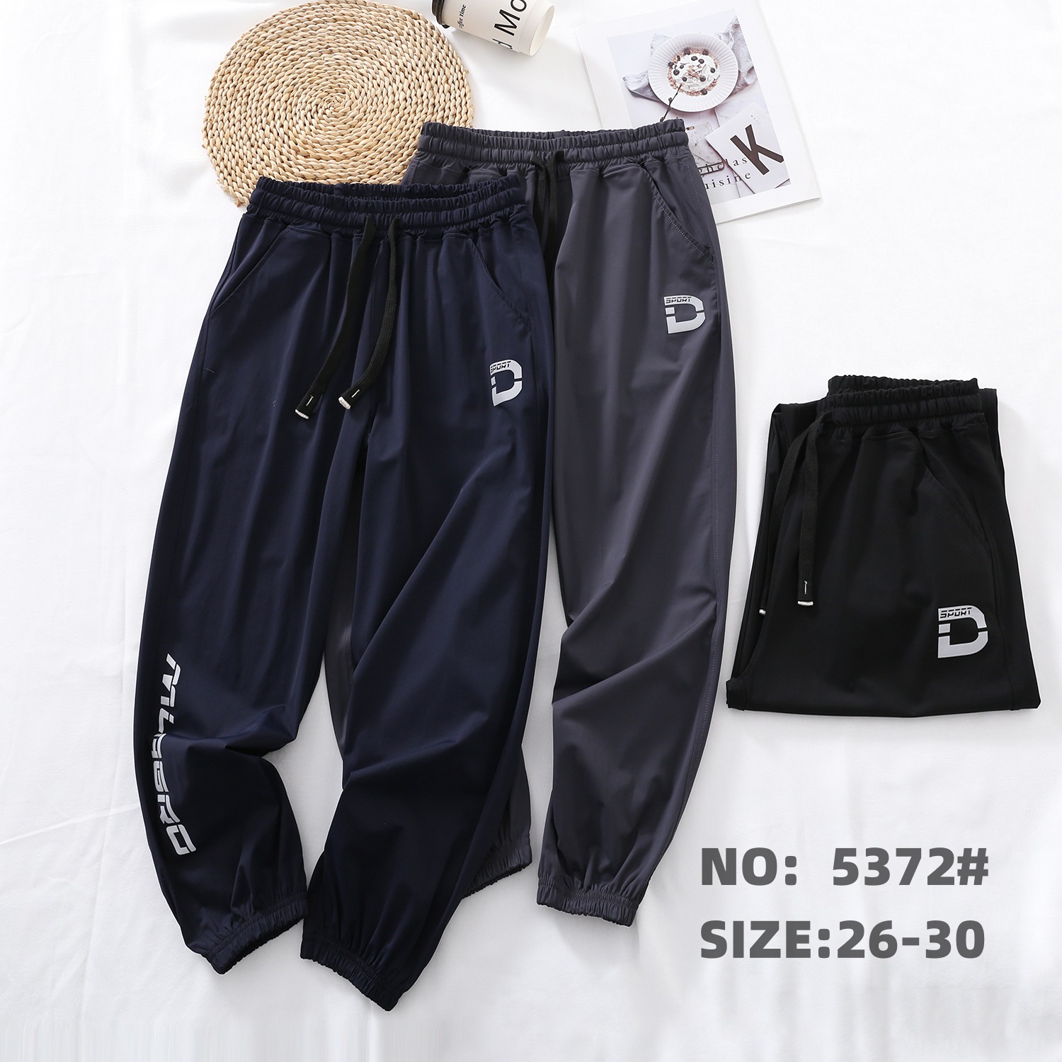 Summer children's elastic quick dry trousers for men and women