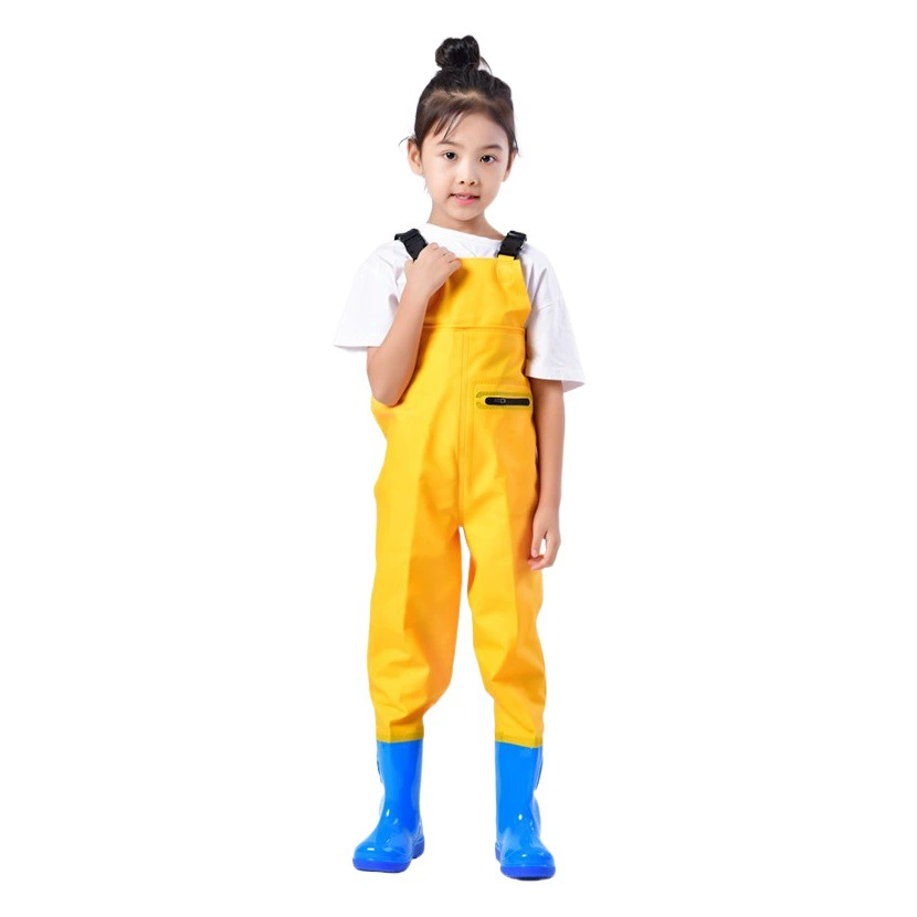 Детские цельные водные штаны для игр в воде, непромокаемая одежда для детского сада, снаряжение для ловли моря, мужские и женские рыболовные болотные дождевые штаны, пляж