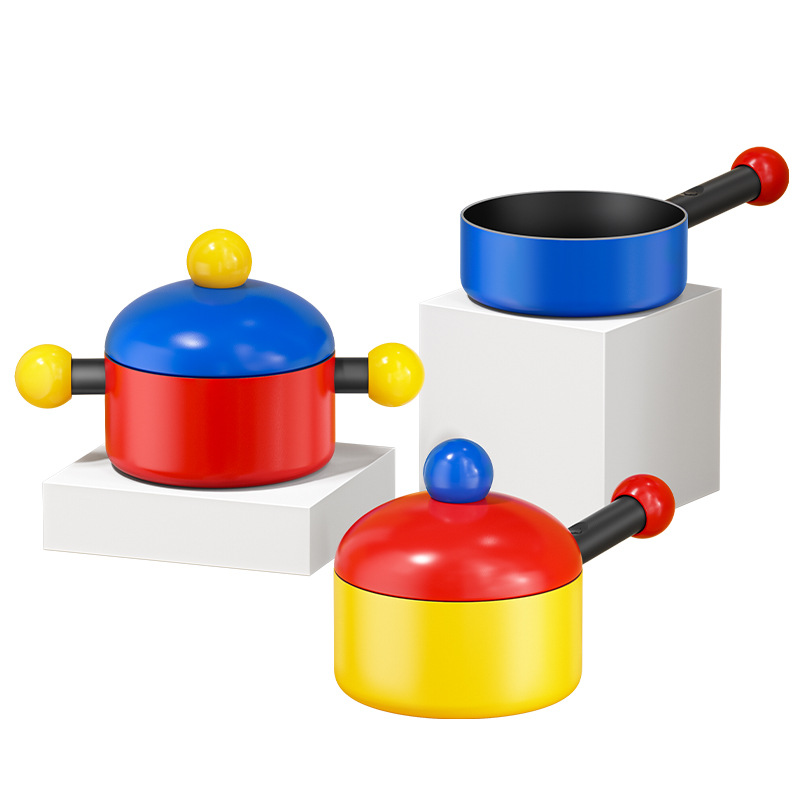 Cocina Master Mini olla antiadherente Juego de cocina para padres e hijos Olla de leche Olla complementaria para niños Olla de sopa pequeña doméstica