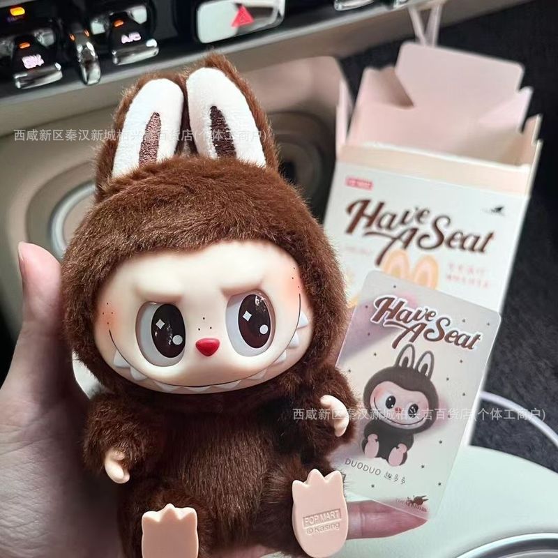 [Qu Duoduo] スポットハートビートラブブ第二世代シットパーティーフィギュアビニールフェイスドール祖国バージョン|undefined