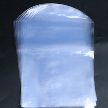 厂家定制pvc热缩袋弧形袋 透明圆底收缩袋缝纫线pvc弧形热缩膜