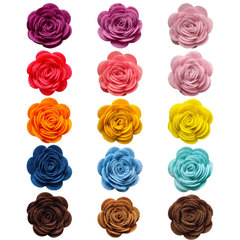 Non-woven Rose Children's DIY Decorative Accessory Cutting Scrapbook Cards Stationery Toys Decorative Sticker Self-adhesive