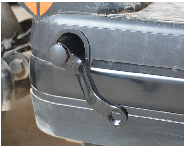 Electric car left and right crank turn new national standard battery car pedal turn center shaft pedal connecting foot rod universal accessories