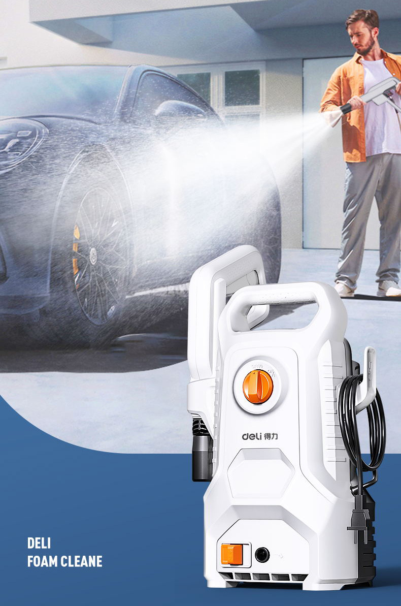 Powerful Car Washing Machine with High-Pressure Water Gun for Home Use, 220V Strong Booster Pump, New Model for Cleaning Floors and Cars