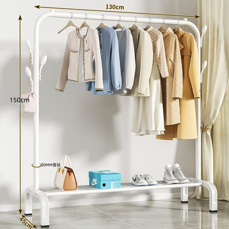 Perchero de secado plegable de pie para uso doméstico dormitorio balcón interior colgar ropa de forma sencilla