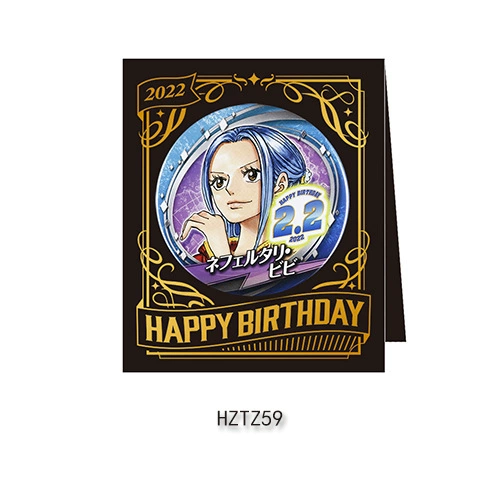 Бейдж дня рождения Comic Factory ONE PIECE Лuffy Zoro Chopper Sanji Nami стойка для бейджей на день рождения