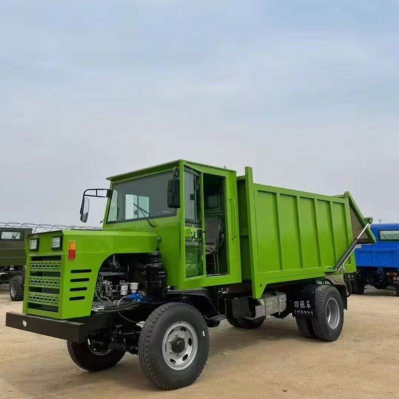 ingeniería de transporte hidráulico de cuatro tracciones cuatro-diferente de montaña