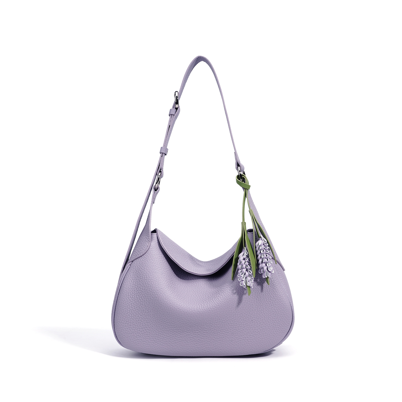 Early Spring Exquisite Crescent New Underarm Bag, Niche Minimalist Genuine Leather Crossbody Bag, Casual High-End Women's Shoulder Bag - Thumbnail 6