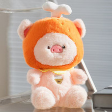 罐头猪LuLu艺术感午餐照烧鸡腿可爱毛绒童趣玩偶松弛陪伴小猪礼物