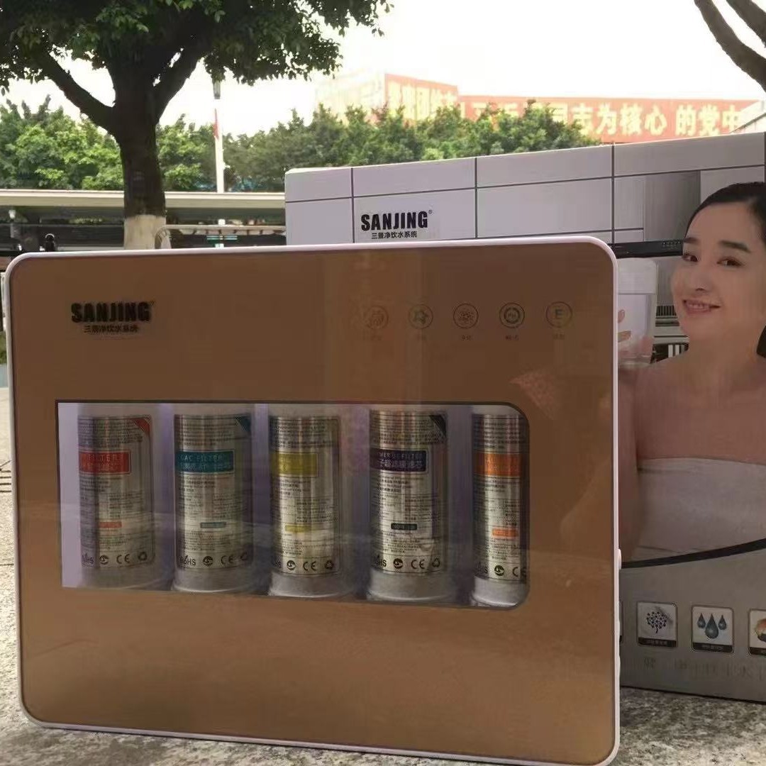 Venta al por mayor grado 6 superfiltro purificador de agua cocina hogar grifo agua escala filtro