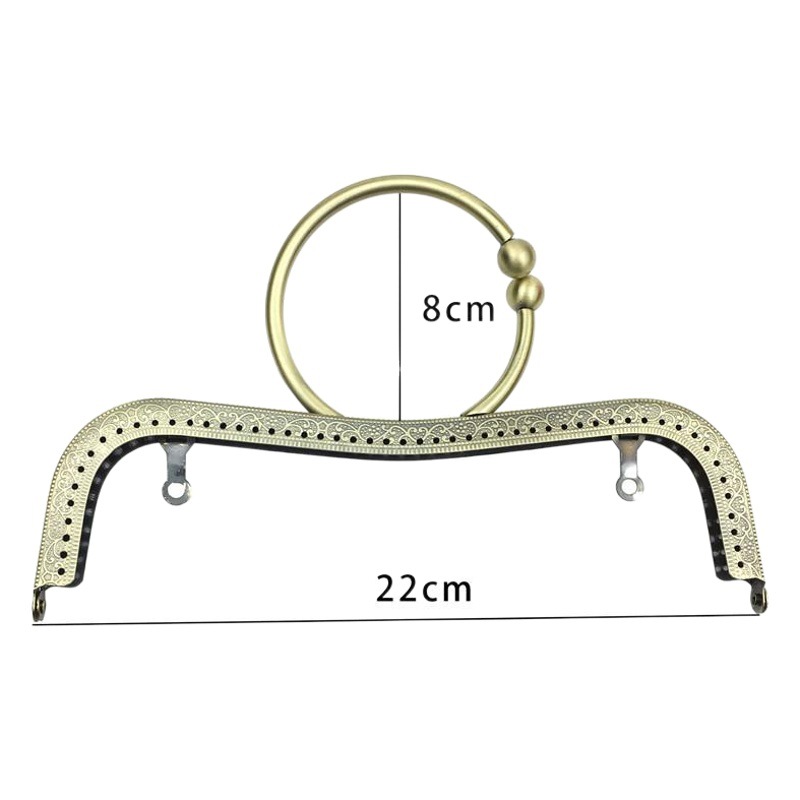 22CM cintura cóncava en relieve brazalete en forma de O oro brazalete creativo oro de mano oro de mano oro