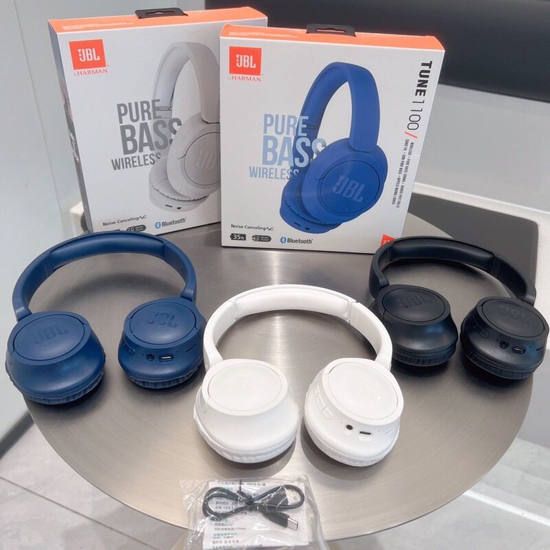 Suitable for JBL1100BT cross-border explosions headset wireless head-mounted game sports bluetooth headset LOGO out