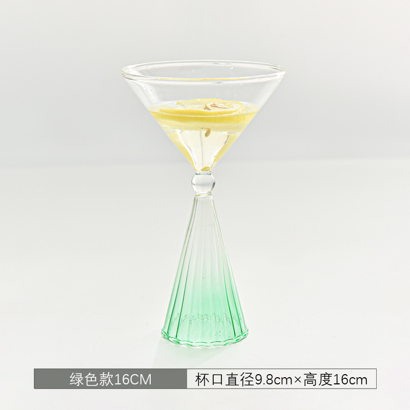 Creativa taza de helado gradiente de postre copa de vidrio Copa pudín helado taza de cóctel