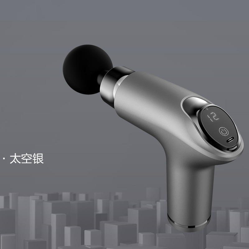 Amazon fascial pistola mini muscle Press y relax Mo Dispositivo inteligente vibración de velocidad variable eléctrica fascial agarre fabricante transfronterizo