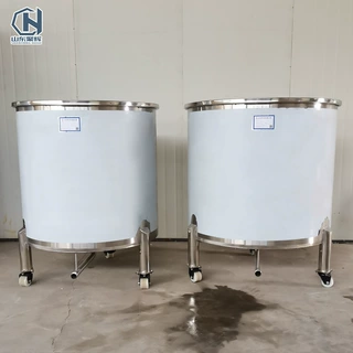 专业定制立式不锈钢储罐 饮用水运输罐 白钢周转桶 304贮罐移动罐