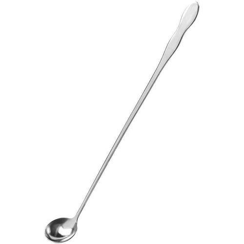 Stainless steel ice spoon creative gourd handle bar stirring spoon long handle oil spoon can be added with logo honey spoon