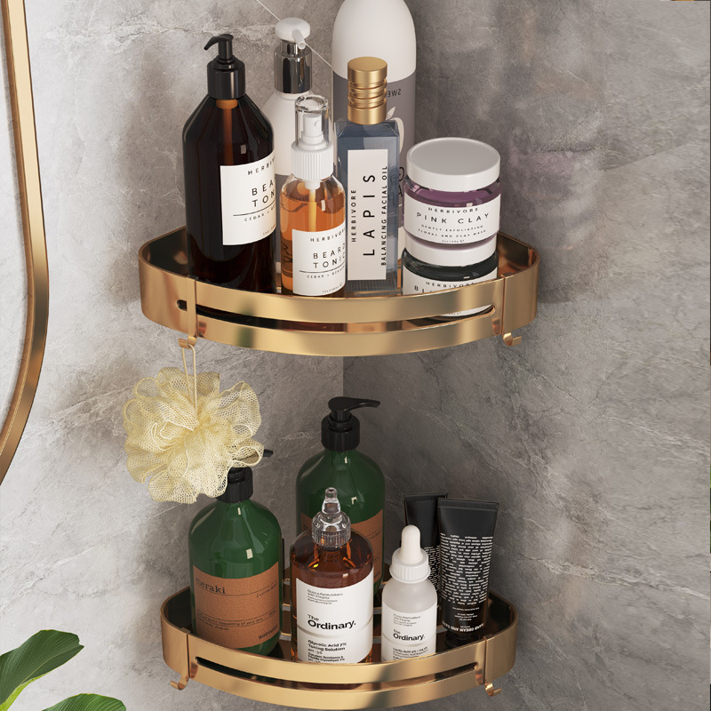 Rack de toallas de baño de aluminio espacio almacenamiento de inodoro sin perforación rack de toallas plegables de hardware de baño colgante conjunto tipo rack