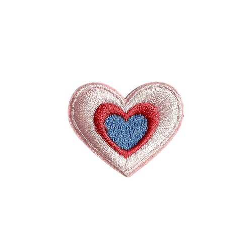Computer embroidered label pink love cloth patch clothing accessories embroidered patch shoe hat bag jewelry accessories patch patch