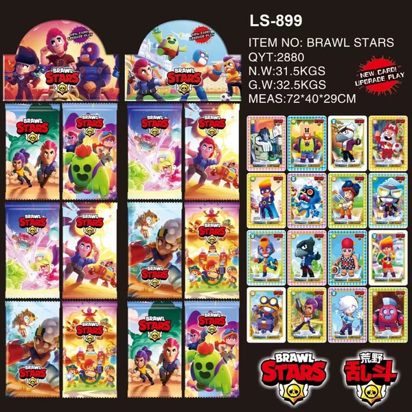 Brawl 8 cards in a bag/36 packs with 288 cards in total