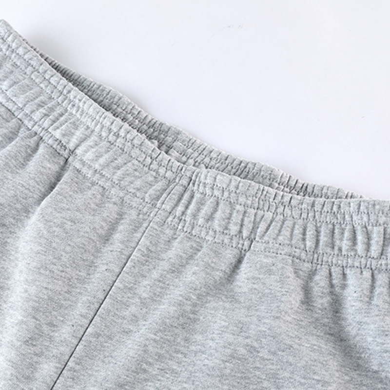 Pantalones de chándal con cordón de primavera y otoño Pantalones deportivos atados al tobillo para hombres pareja pantalones rosados para hombres y mujeres pantalones casuales sueltos logotipo impreso