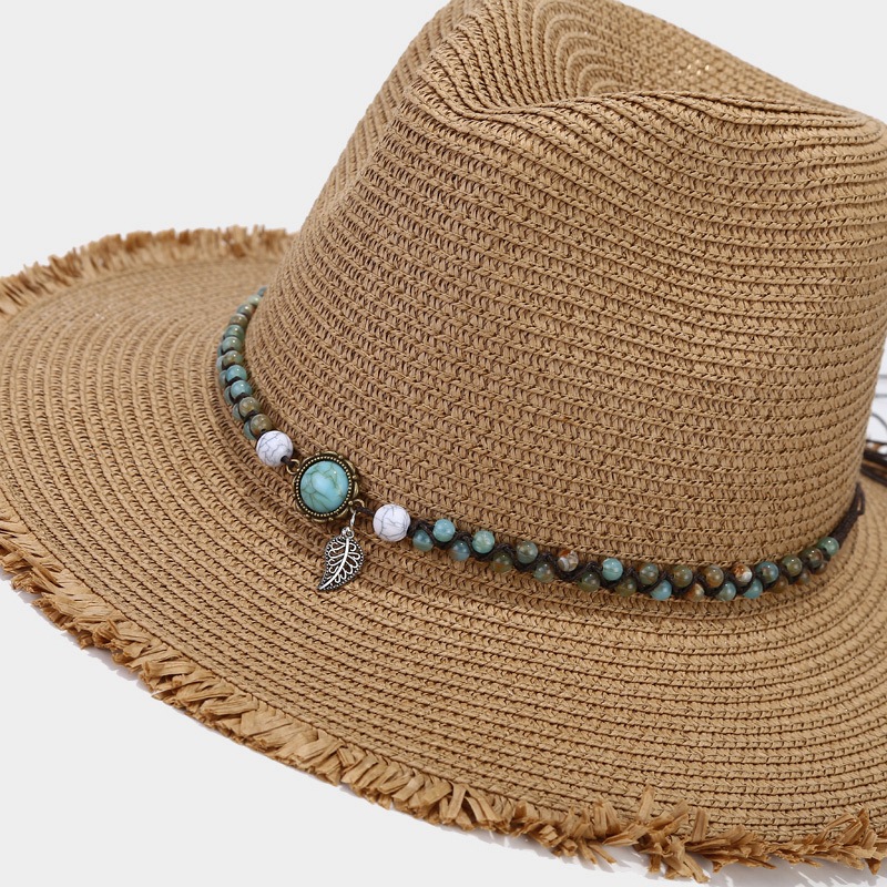Amazon nuevo sombrero de sol de vacaciones hawaianas, sombrero panameño, sombrero de sol transpirable