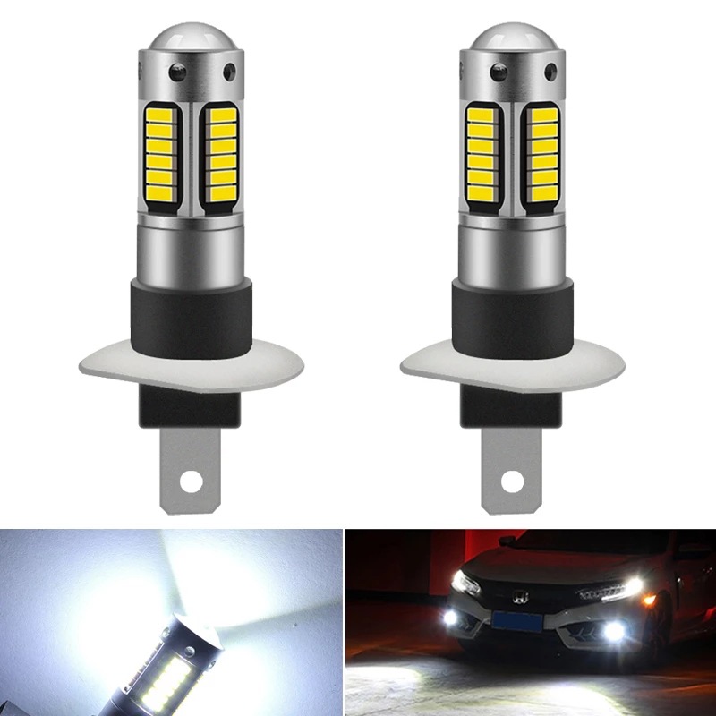 2X-NEW-LED-Fog-Lamp-H1-H3-880-