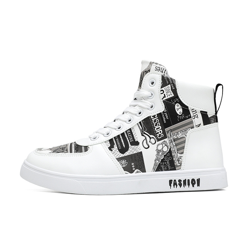 Otoño y invierno nuevos zapatos de hombre de moda coreana zapatos de skate casuales de entrenamiento para hombres zapatos deportivos retro de alta mar