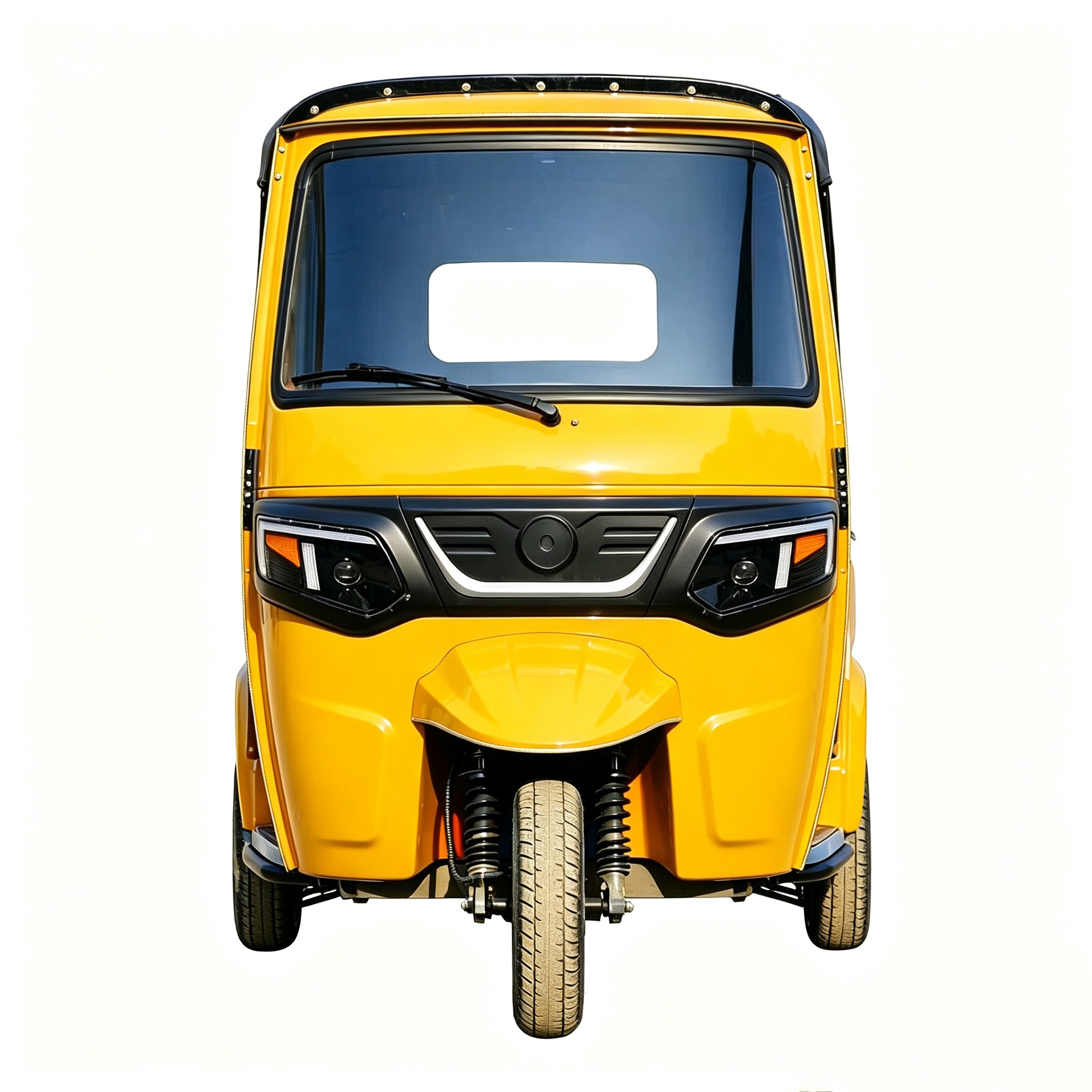 Overseas market fuel-powered three-wheeled motorcycles, large-space enclosed passenger taxis, rural taxis in Africa and South Asia