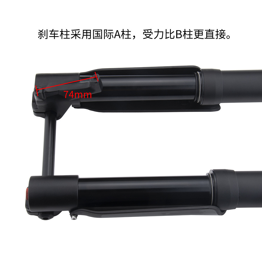 BLOANY bicicleta de montaña frente tenedor inversa amortiguador de gas tenedor 26-29 pulgadas barril eje velocidad gota tenedor 110*15mm