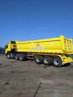 Hot-Selling Model 8.85m 9m Flatbed Rear Dump Lightweight 8-Ton Semi-Trailer with Excellent Quality