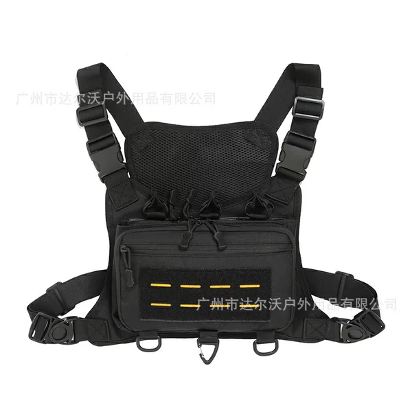 Cross-Border New Style Chest-Mounted Tactical Vest, Outdoor Training Multi-Functional Vest Bag, Cs Military Fan Magazine Pouch