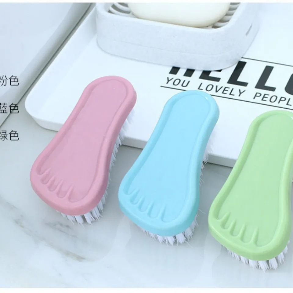 可愛腳丫板刷家用軟毛洗衣刷學生宿舍不傷鞋強力去污多用途清潔刷
