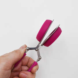 食品级硅胶茶夹泡茶器防滑不锈钢线柄茶漏家用硅胶滤茶器泡茶工具