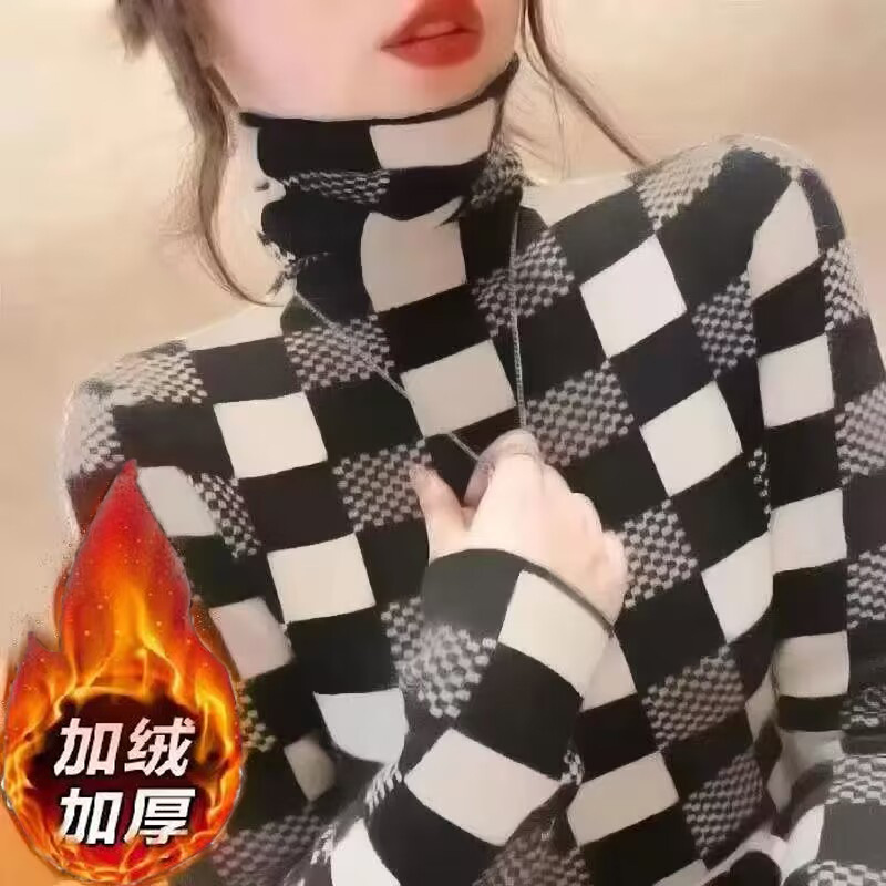 드 벨벳 [블랙 체크 무늬