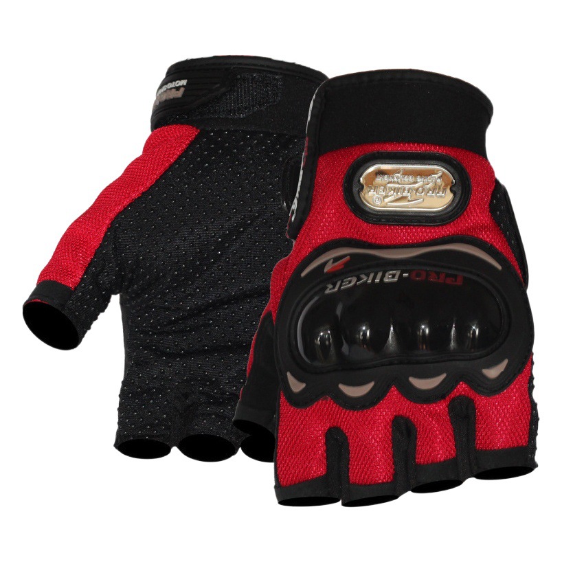 AFAK motocicleta montar fuera de la carretera de carreras al aire libre guantes de medio dedo guantes antideslizantes transpirables